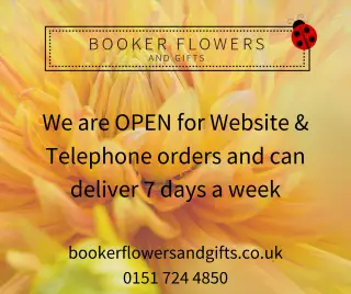 Corona Virus Update - Orders now being taken online or by phone for Liverpool Flower Delivery